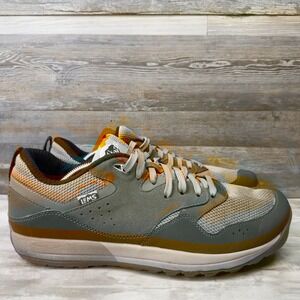 Lems Trailblazer Hiking Sneakers Mens 11 Green Tan Minimalist Zero Drop Wide Toe